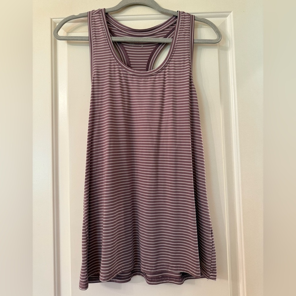 Jockey Mauve Striped Tank Top